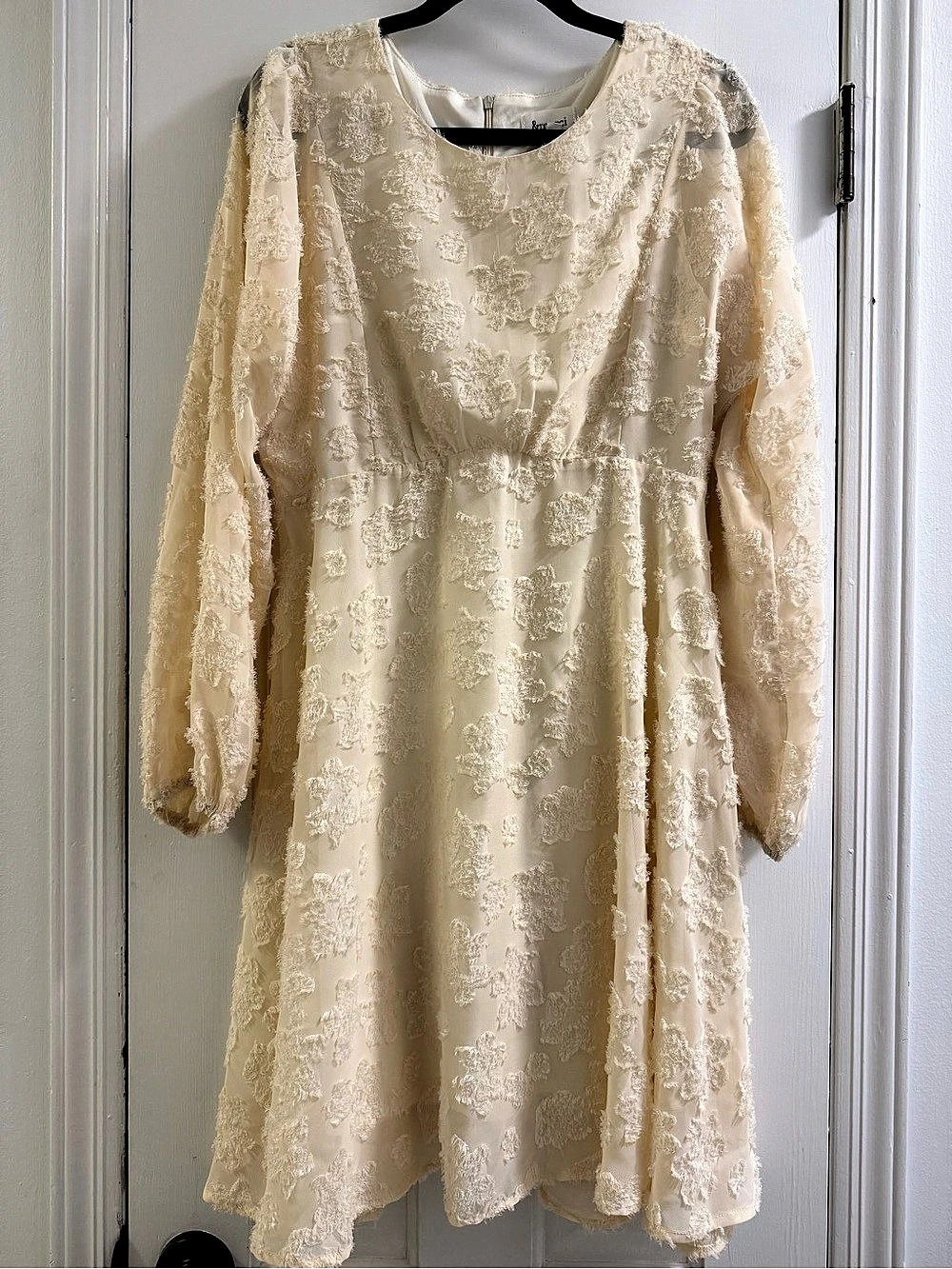 &merci Flocked Maternity Dress